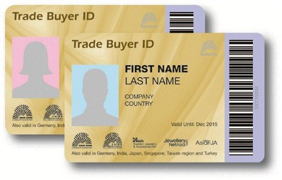 Sample Card of Trade Buyer ID